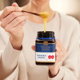 Manuka honig in action