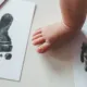 Baby kind erinnerungen abdruck hand fuss