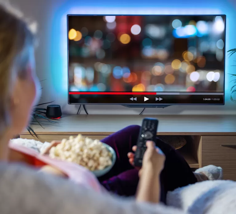 Streaming mit Popcorn
