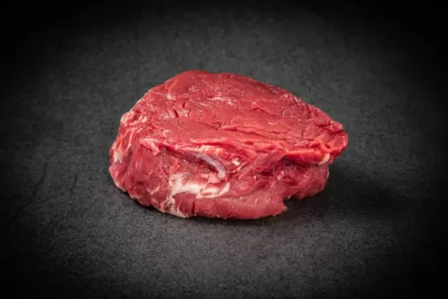 Bisonfilet portioniert