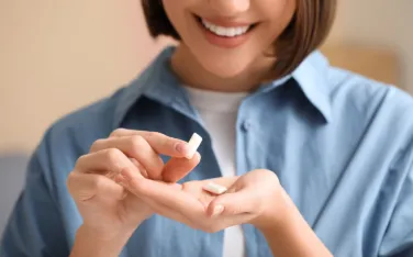 Kaugummi teaser koffein