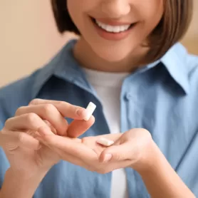 Kaugummi teaser koffein