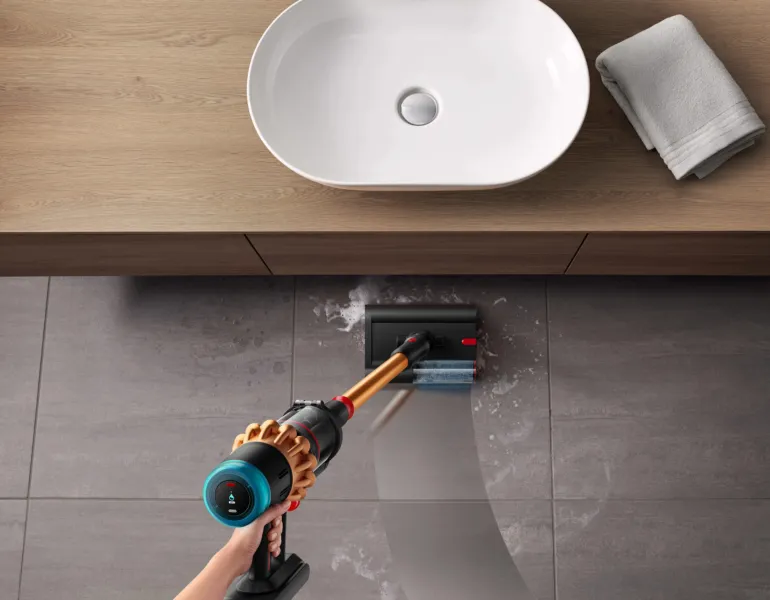 SV53 A BLKBCOBLKBCO 072 RGB In Use Bathroom Clean Tiled Floor Clean Sweep WRH A0 MIX