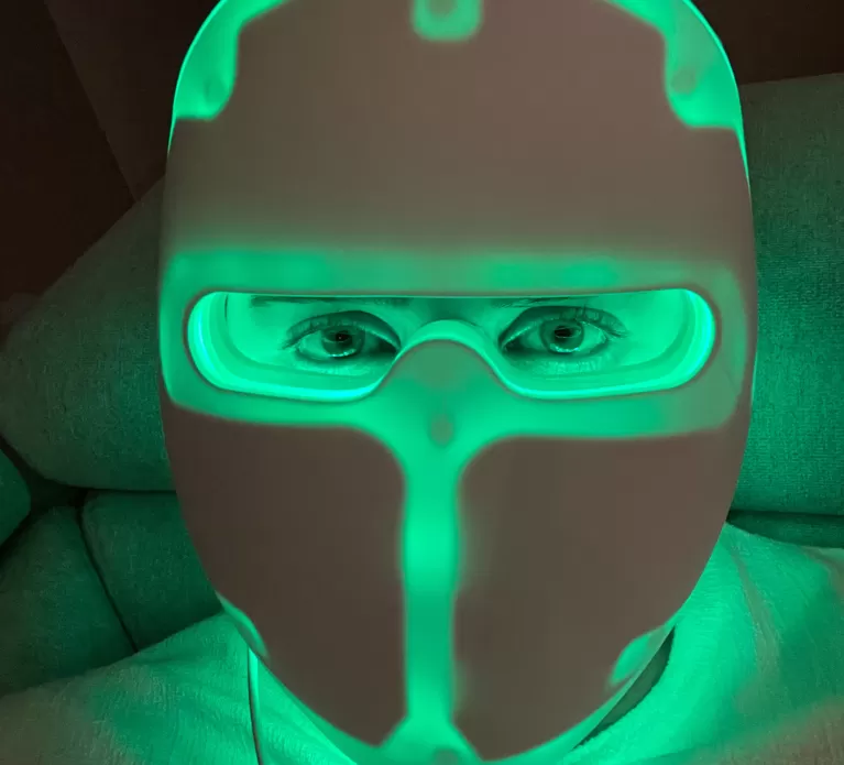 LED Maske gruen
