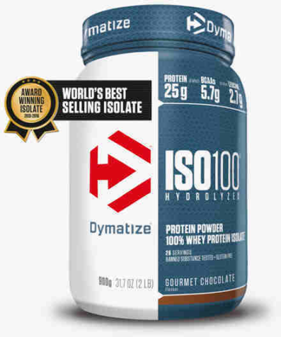 Dymatize iso 100 gourmet chocolate 900 g proteinpulver 1527291 P