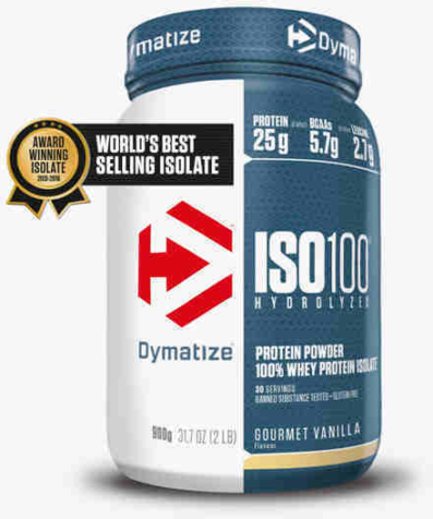 Dymatize iso 100 gourmet vanille 900 g proteinpulver 1527293 P