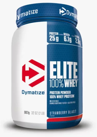 Dymatize elite whey strawberry blast 907 g proteinpulver 1527308 P
