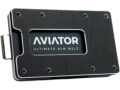 AVIATOR Slide Wallet + AirTag Holder, Schwarz