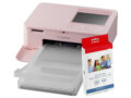 Canon Selphy CP1500 mit Fotopapier und Druckfarbe, Rosa